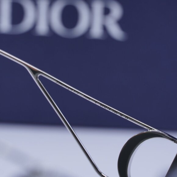 Dior 30MONTAIGNE S7U F0A6 Square Sunglasses - Silver/Grey Gradient Mirror - Picture 6 of 9